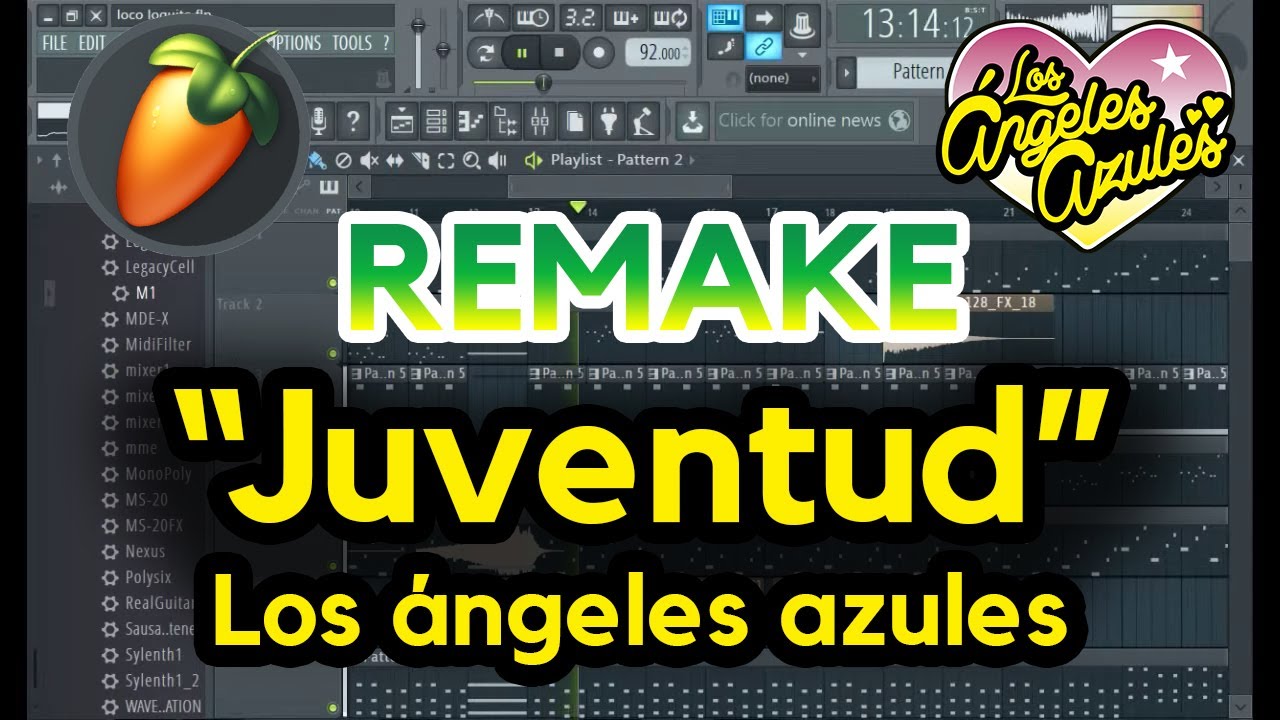 Juventud - Los &Aacute;ngeles Azules (Fl  Studio Remake) #losangelesazules #flstudio #remake