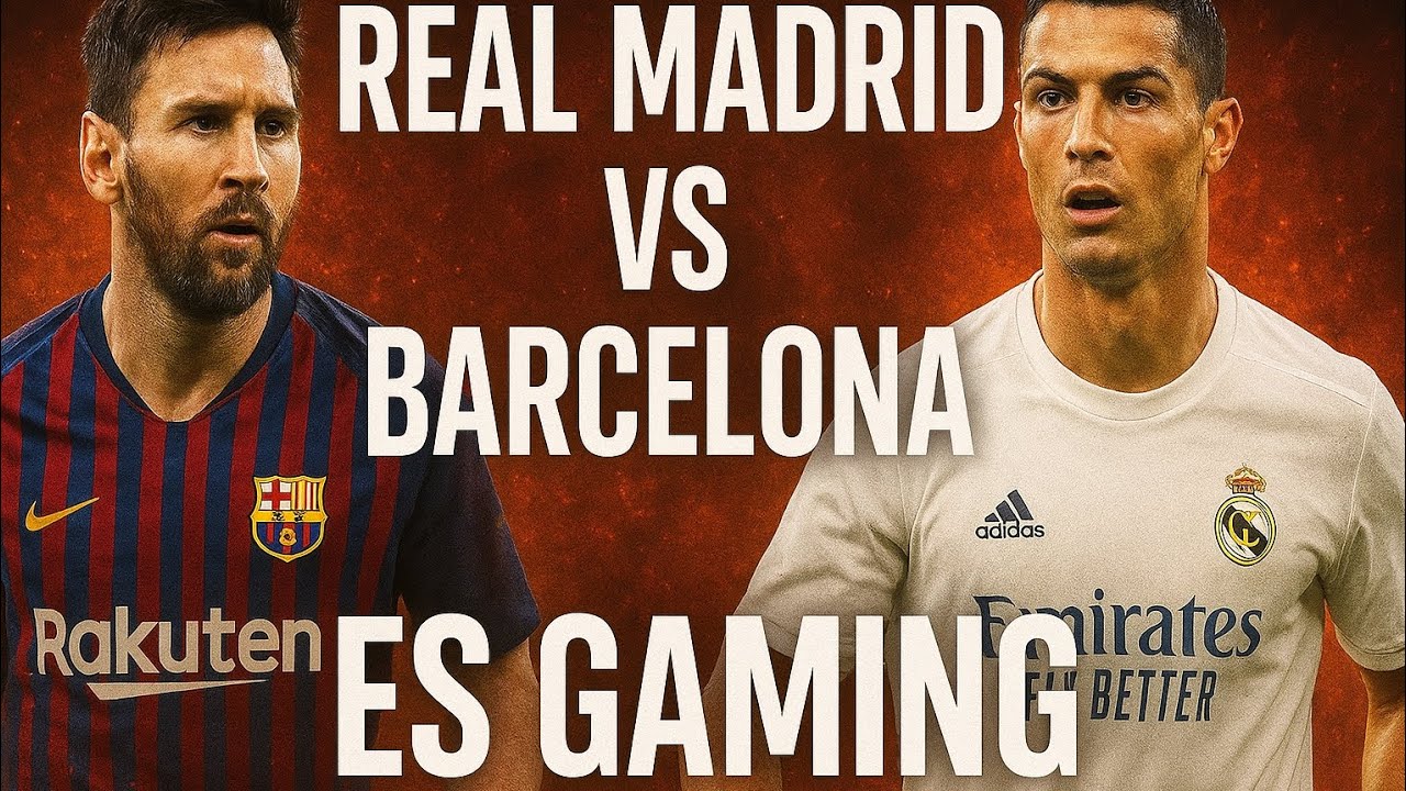 Real Madrid vs Barcelona #Pesgaming 