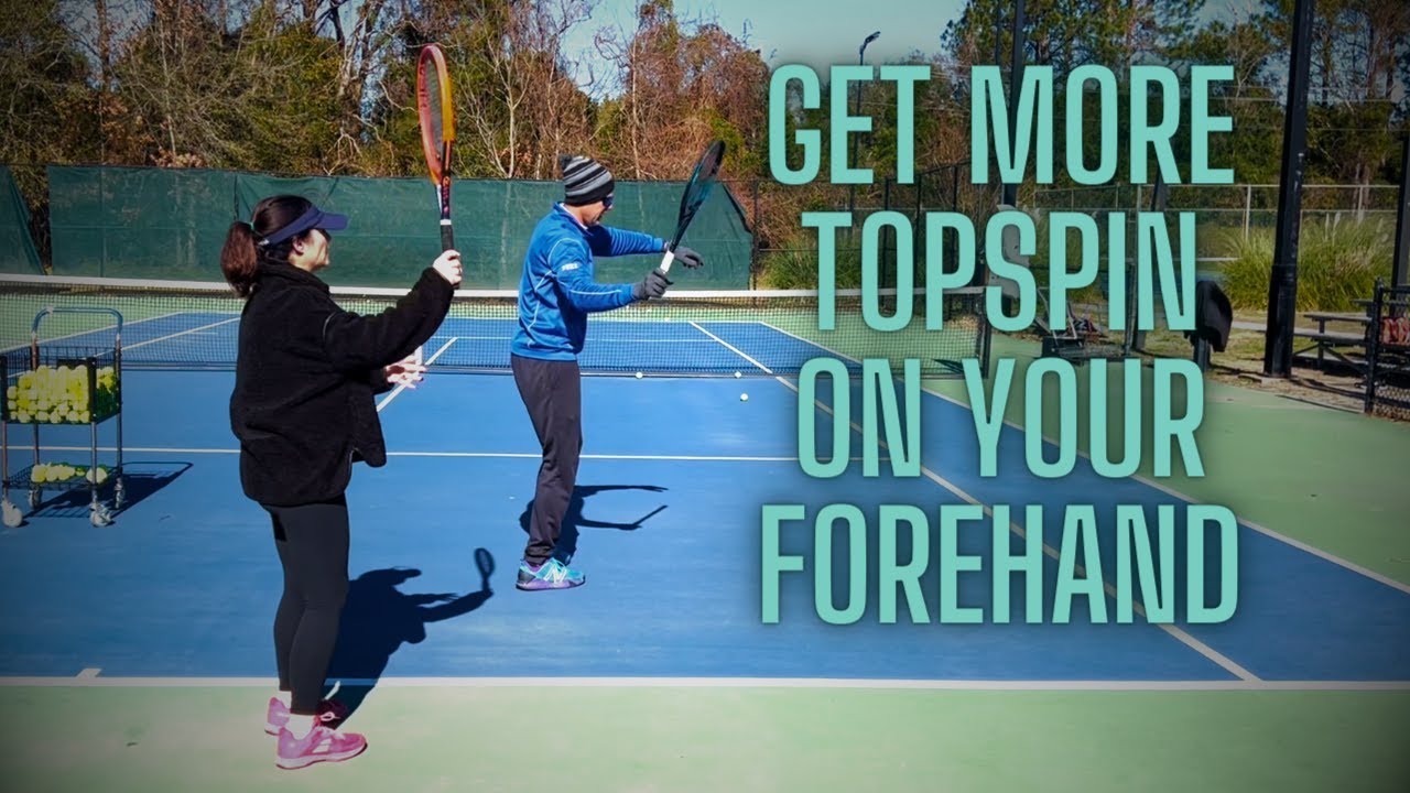 EASY tip to get more Topspin #tennis