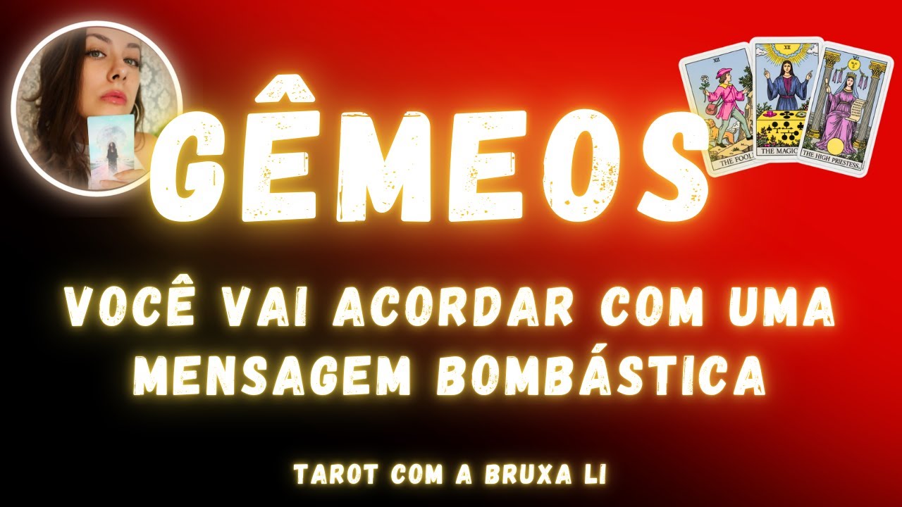 GÊMEOS♊ VOCÊ VAI ACORDAR COM UMA MENSAGEM BOMBÁSTICA
