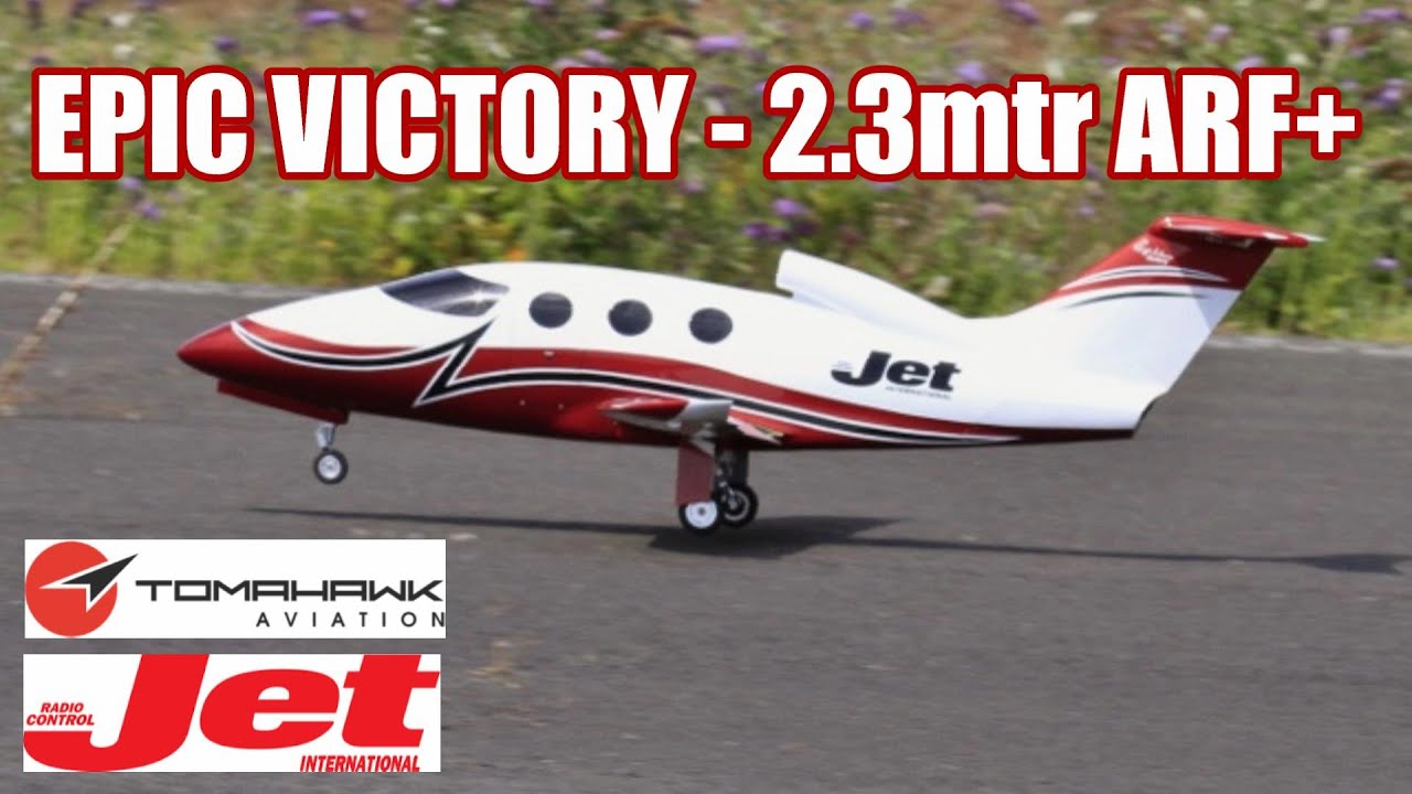EPIC VICTORY - TOMAHAWK AVIATION 1/5 SCALE RC CIVILIAN JET - KINGTECH K102G4+ TURBINE - COLIN - 2021