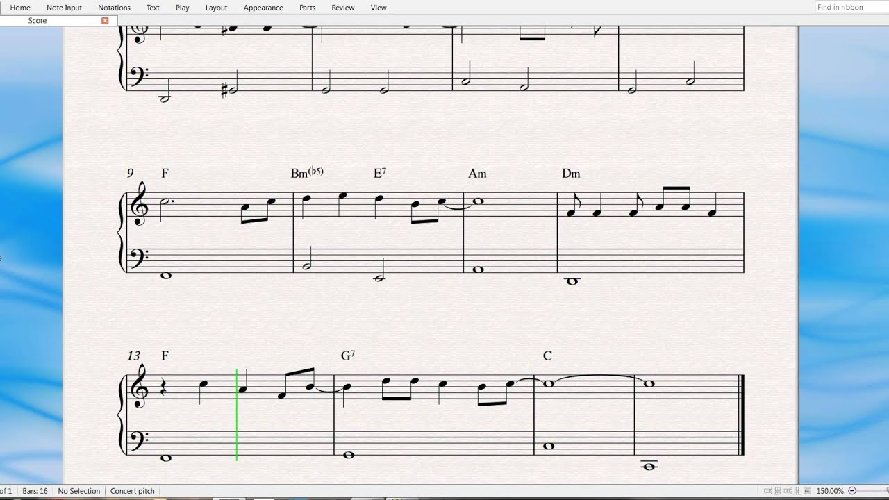 How to play a Lead Sheet on solo piano
