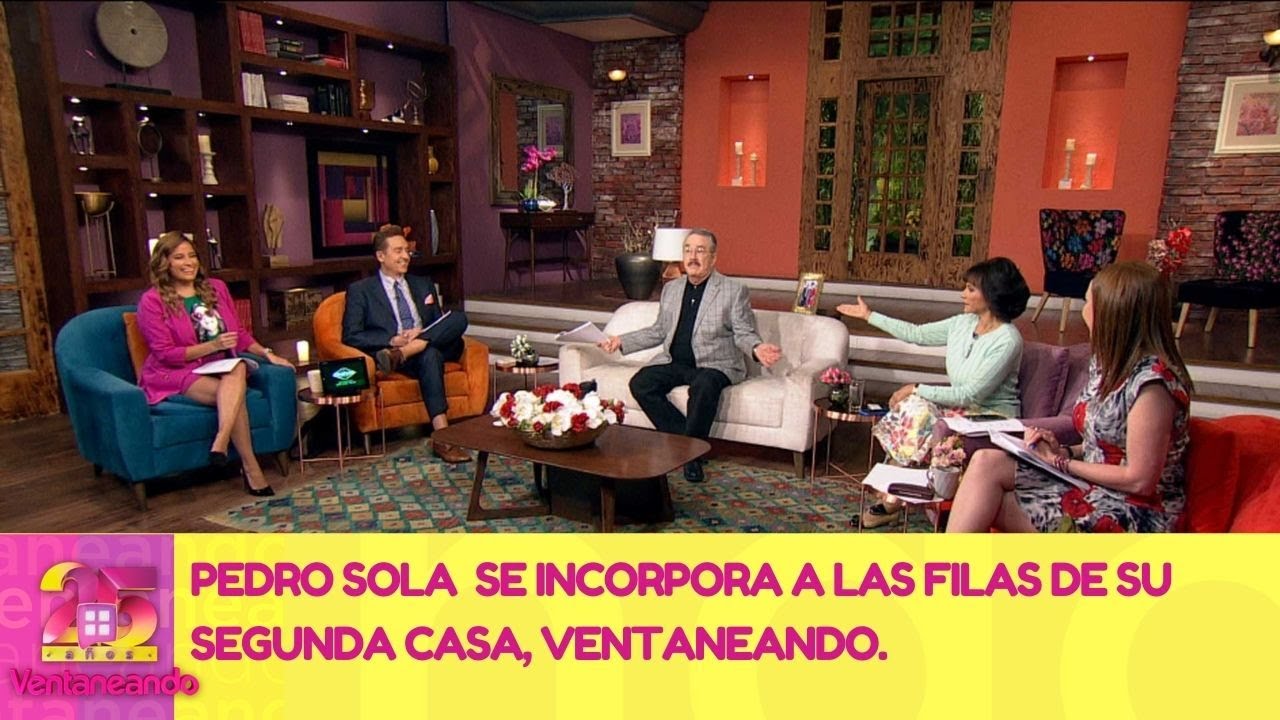 Pedro Sola est&aacute; de regreso en Ventaneando. | 18 de agosto 2021 | Ventaneando