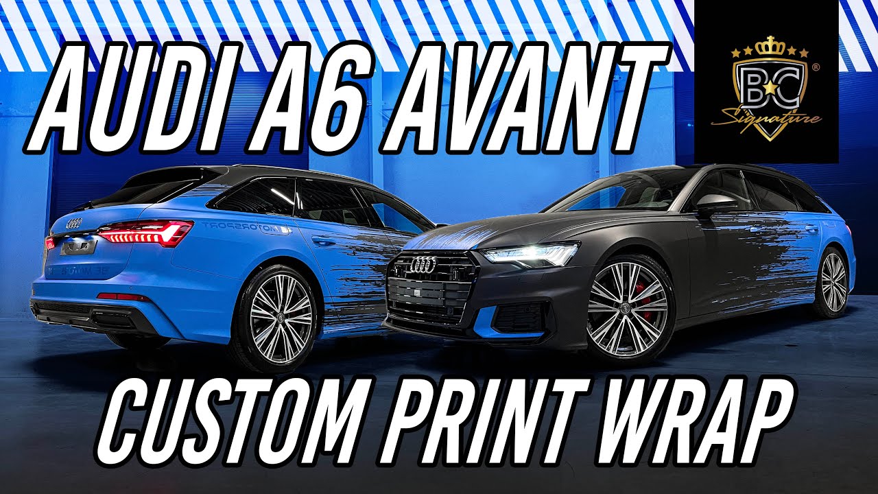 AUDI A6 Custom wrap voor BE-Motorsport