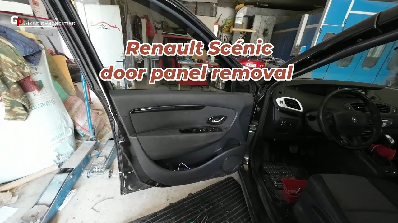 Renault Scénic  2016–2022  door panel removal