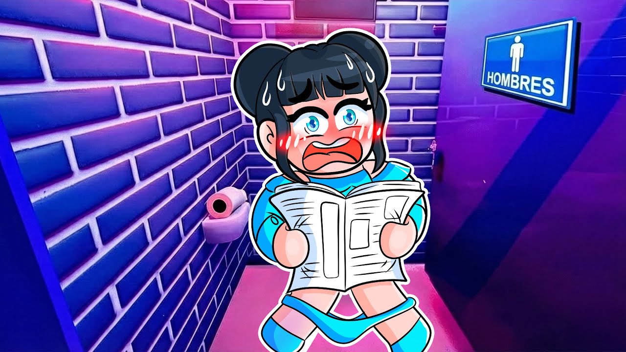 ¡Estoy ENCERRADA en un BAÑO de CHICOS!