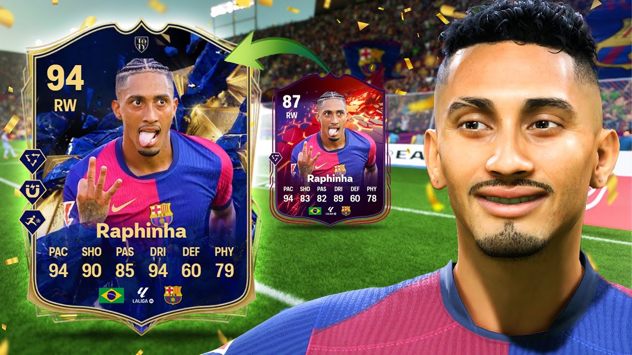 94 TOTY Blueprint Evo Raphinha is UNFAIR POST PATCH! 😱 FC 25 Player Review