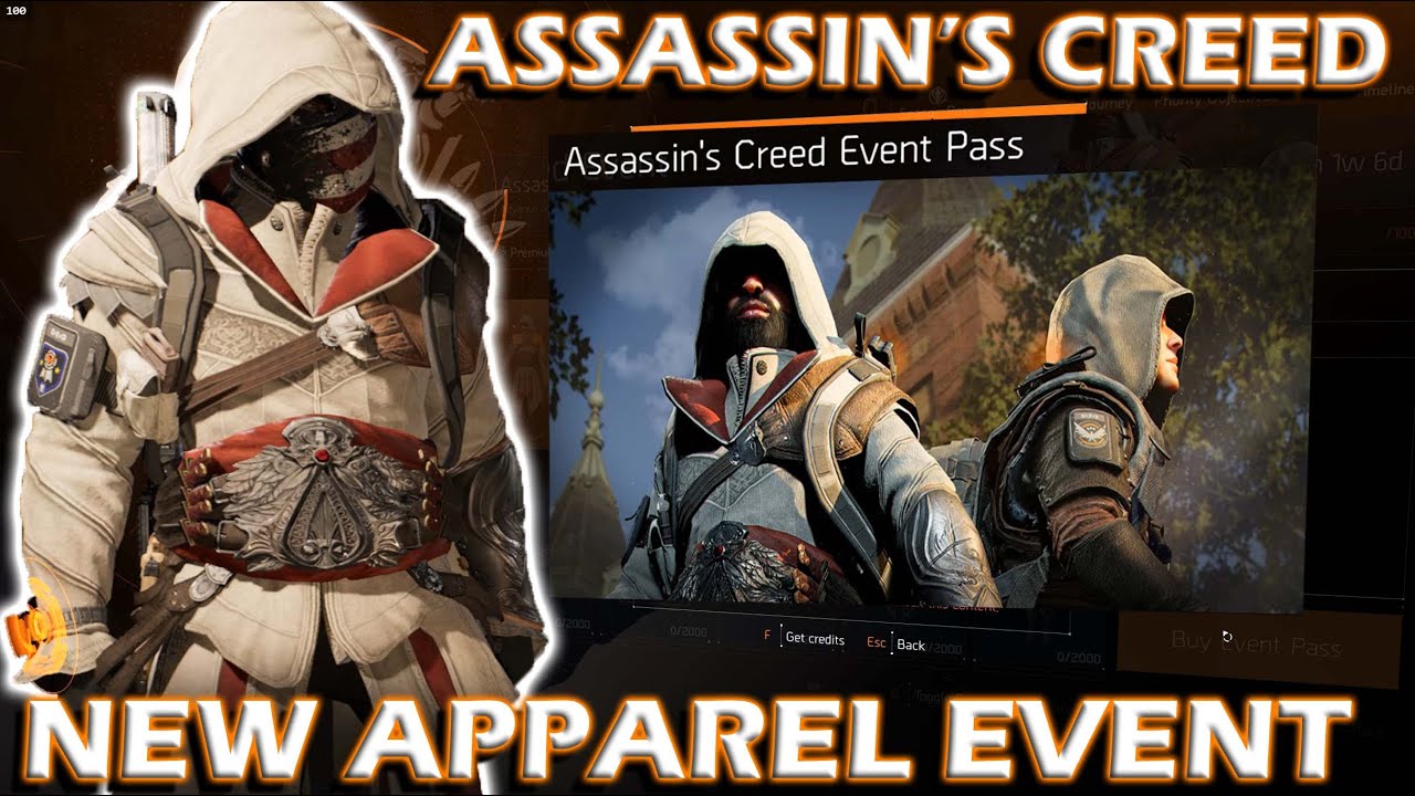 Новая система наград за одежду в Assassin's Creed | Кроссовер-событие Division 2 