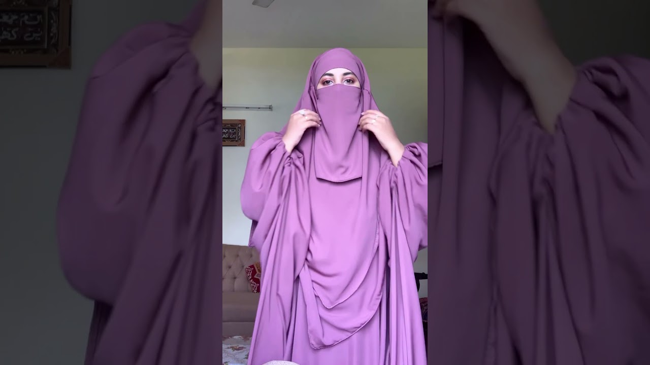How to Wear Khimar Hijab || Niqab Tutorial