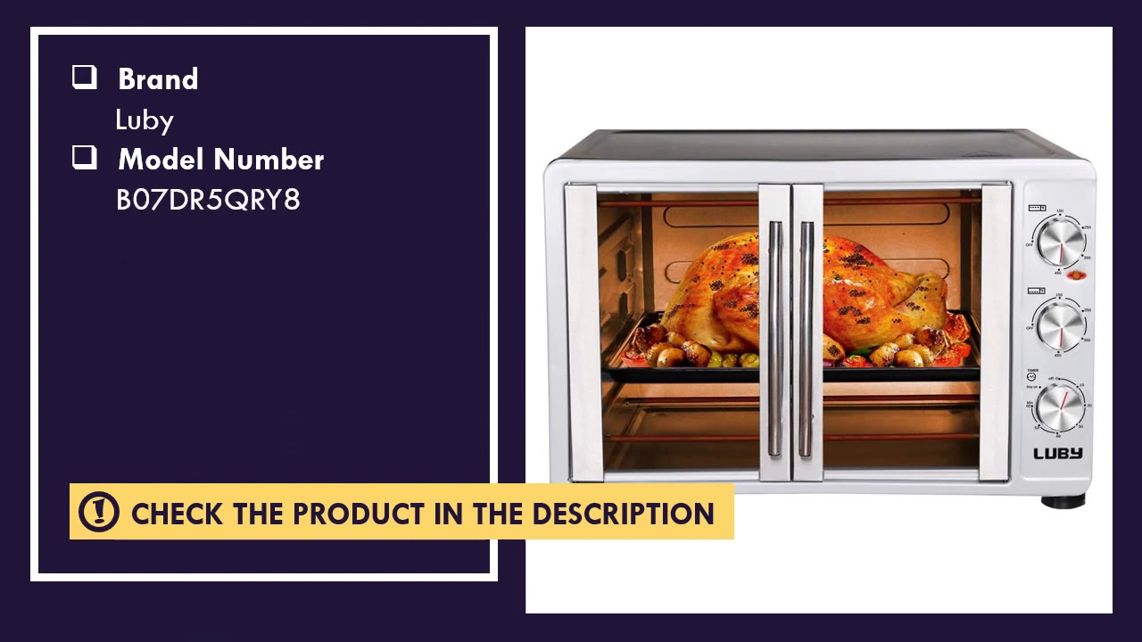 Luby Large Toaster Oven Countertop Review - Best Toaster Oven Reviews