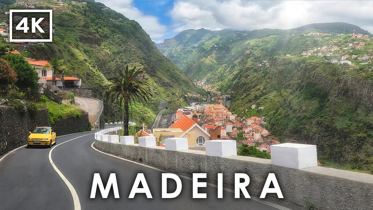 Откройте южное побережье Мадейры 🇵🇹 | 4K живописная поездка по Португалии