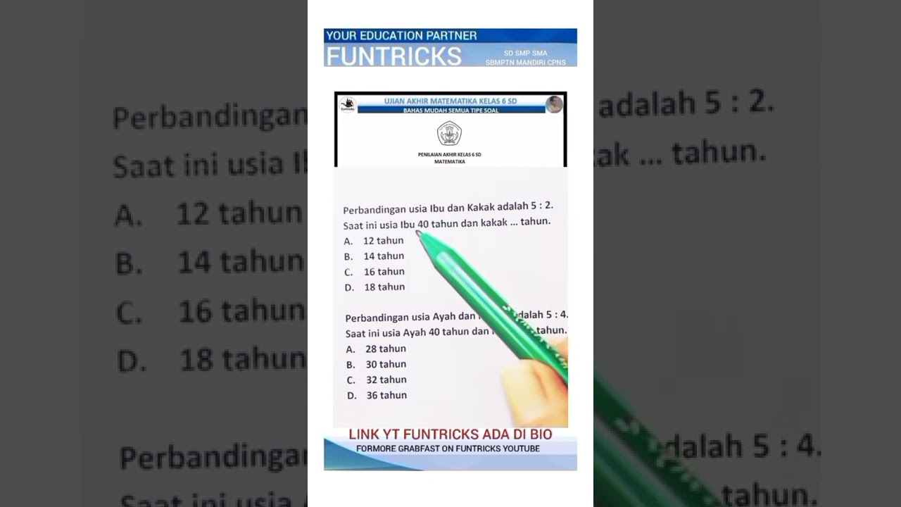 Siap US matematika kelas 6 SD