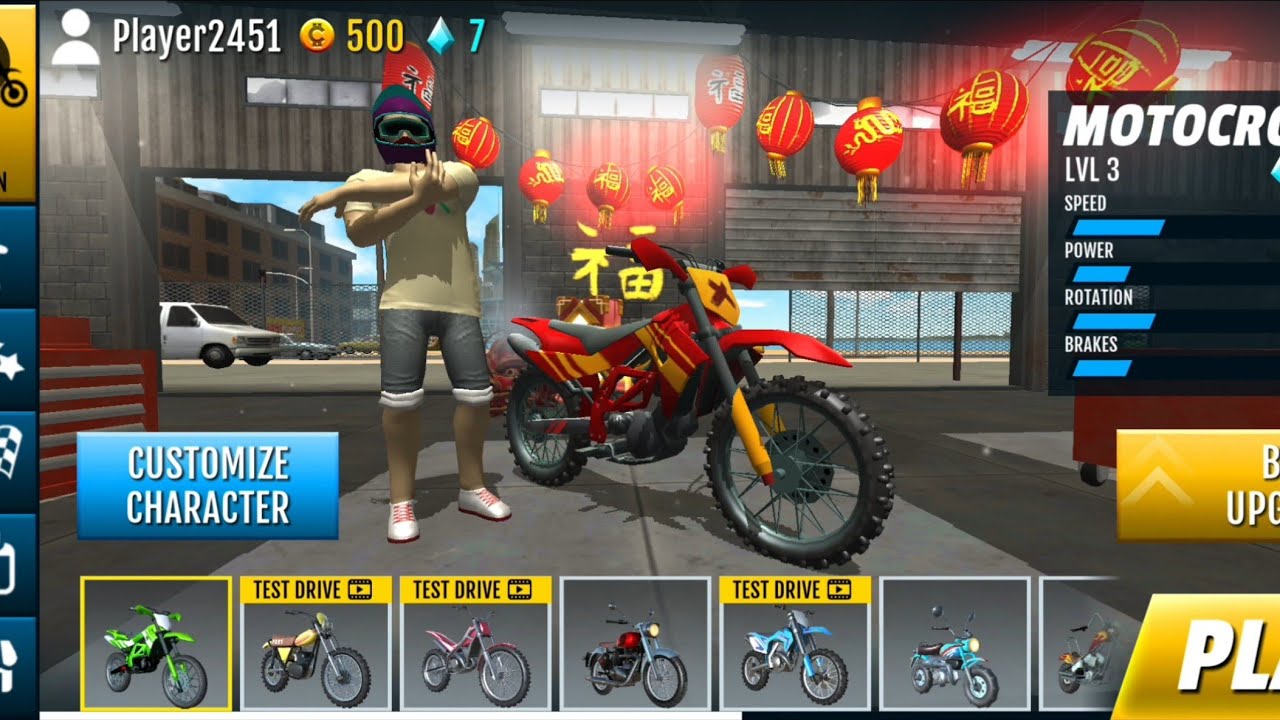 Stunt bike game #automobile #games 