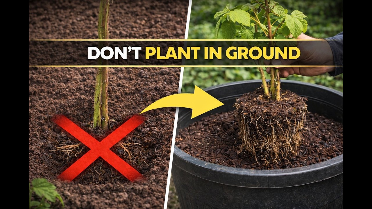 Don’t Plant Raspberries in the Ground