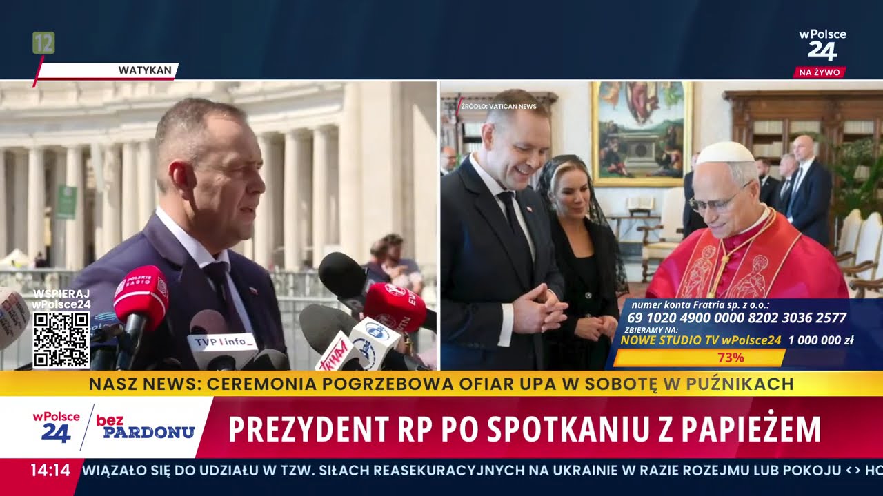 Pilne! Prezydent RP po spotkaniu z Papieżem!