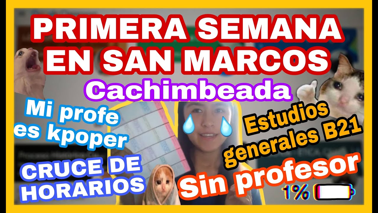 🔥 ESTUDIOS GENERALES en✅ SAN MARCOS *UNMSM / PRIMERA SEMANA en la UNIVERSIDAD 😭 UNI. VIRTUAL 2021-2