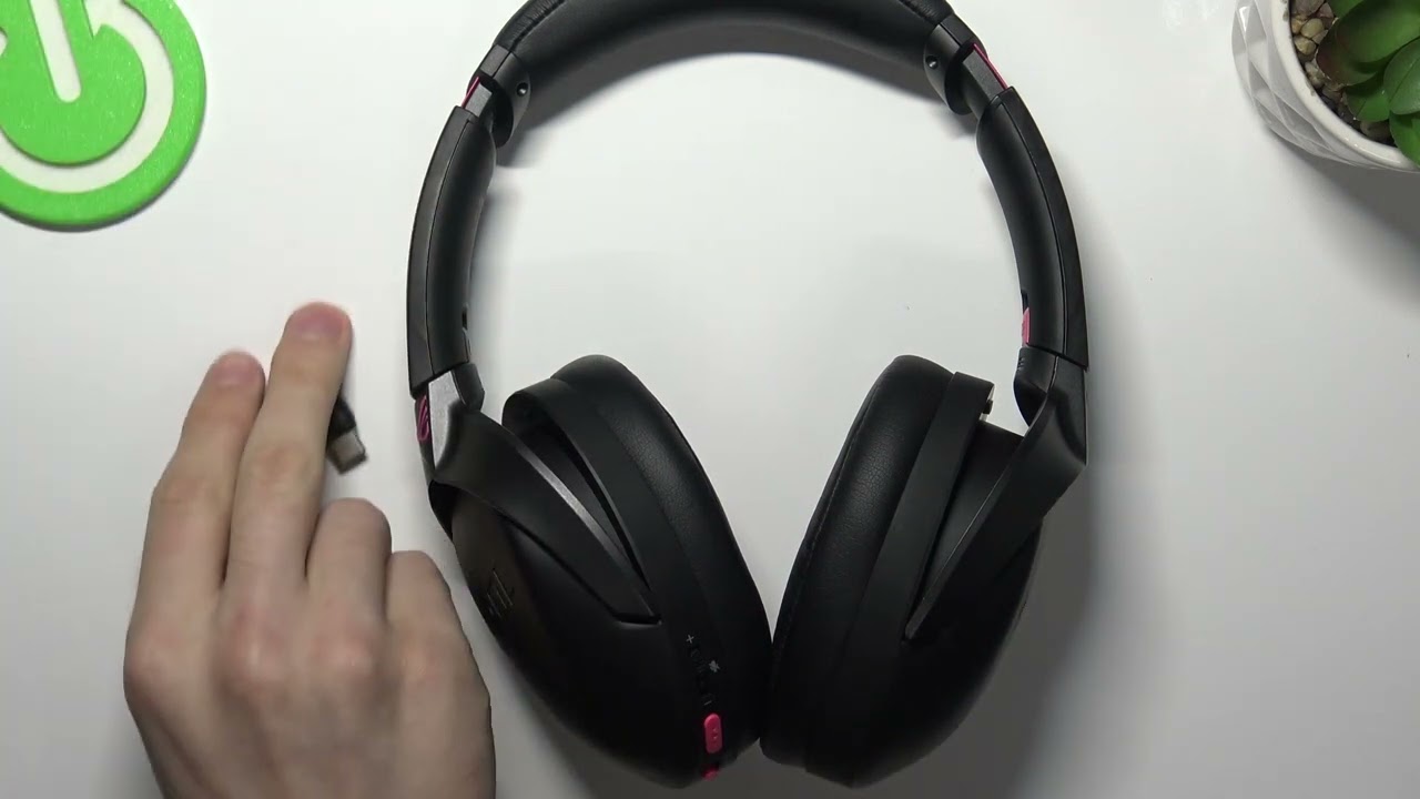 Подключение наушников Asus Rog Strix Go 2.4 Electro Punk к андроиду / Подключение с помощью адаптера