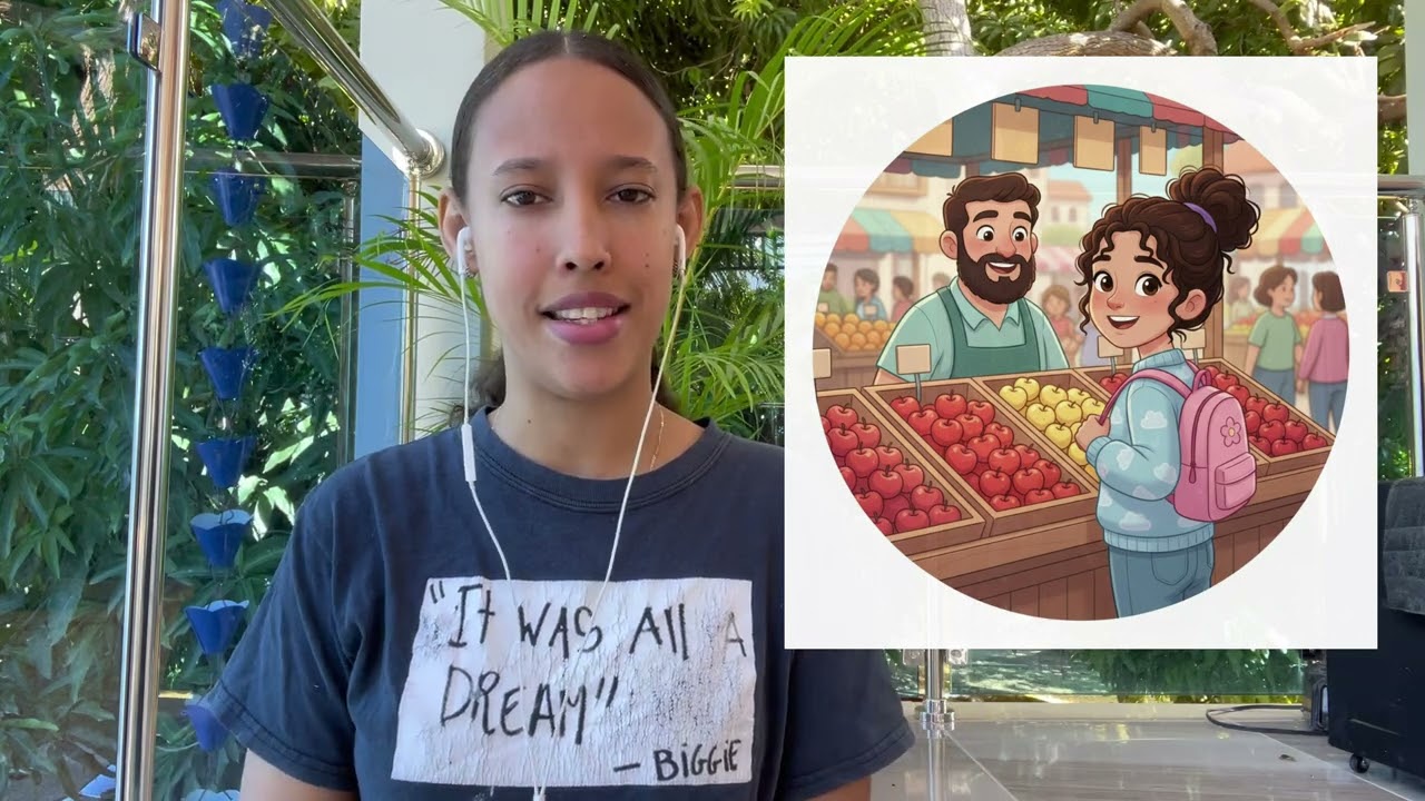 Ana in the market part 2 |  Easy Spanish Story | ideal for A2 