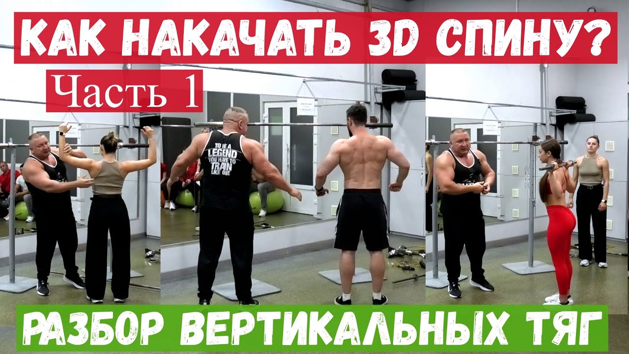 Семинар: разбираем вертикальные тяги для спины