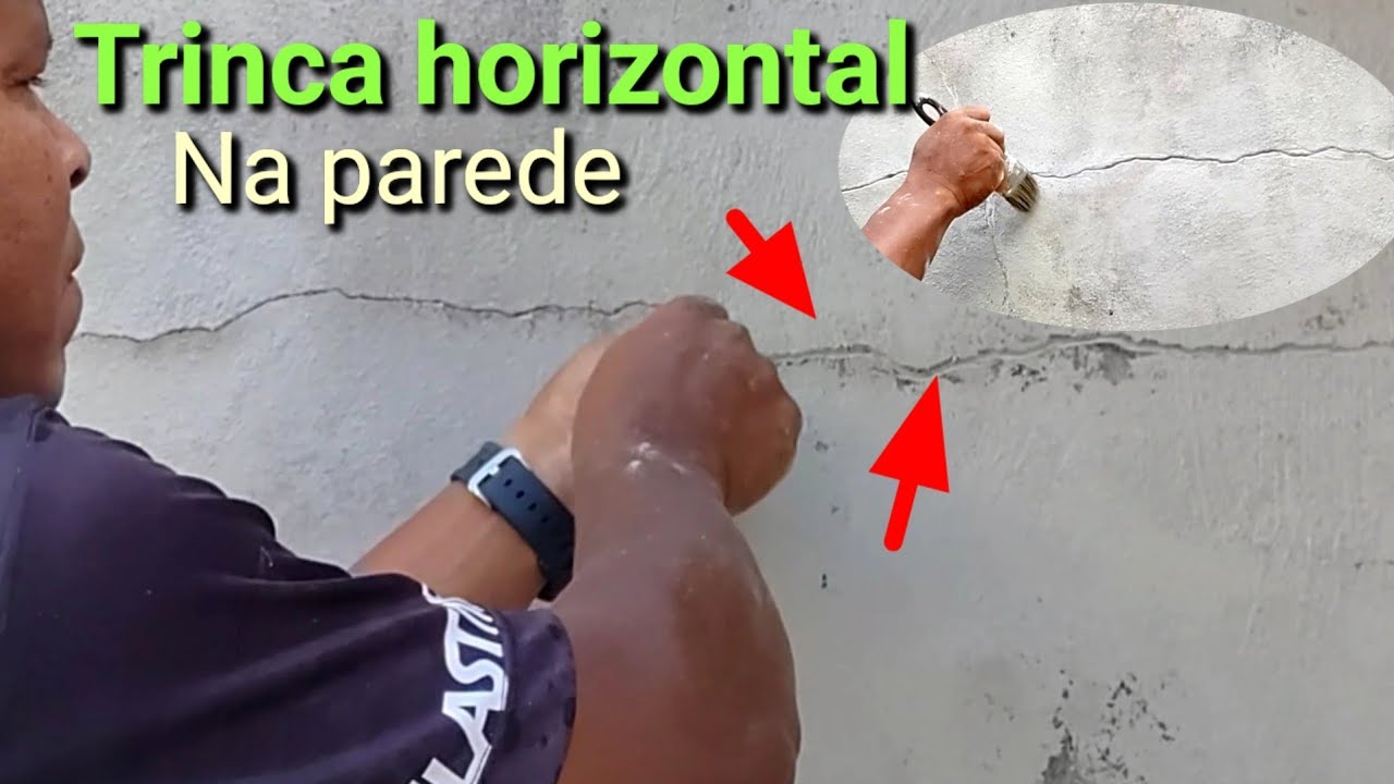 Trincas horizontais parede também resolve!