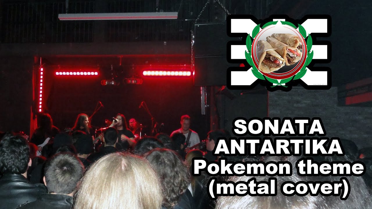 Sonata Antartika - Pokemon theme (metal cover) - Live