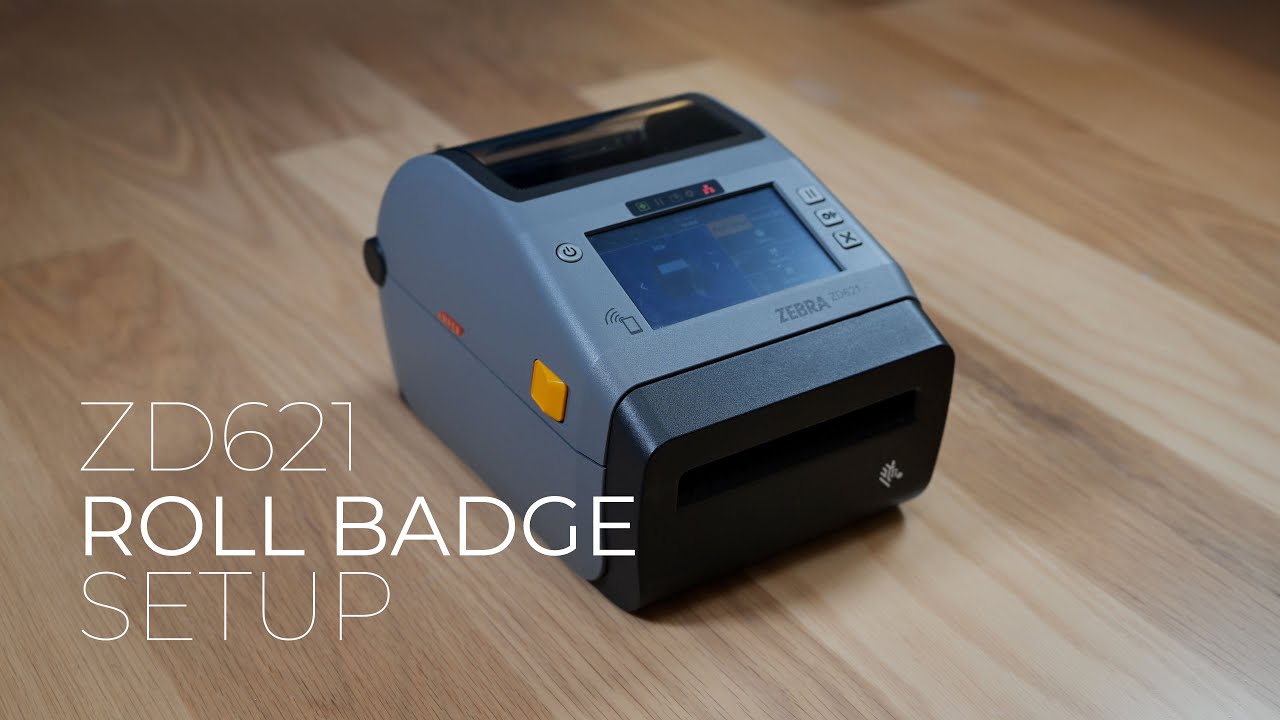 Zebra ZD621: Proper Roll Badge Setup - Choose 2 Rent - Rental Device Support