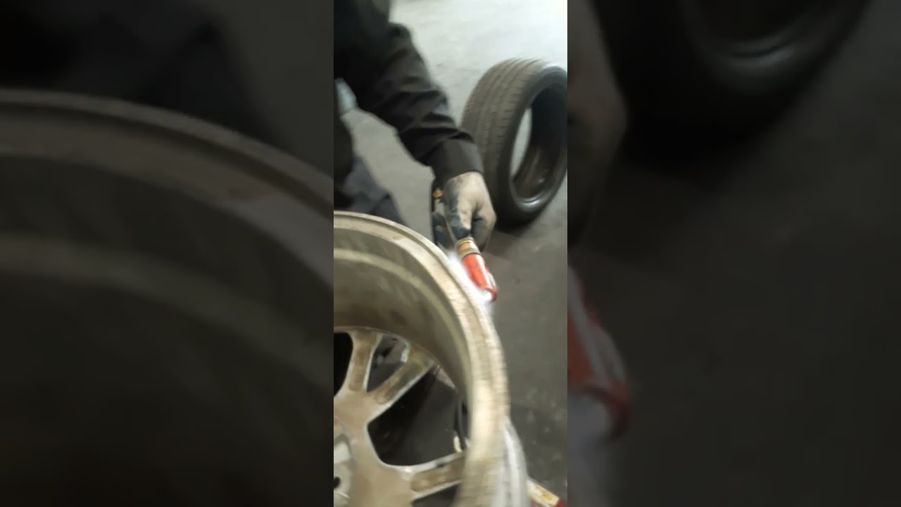 como reparar un rin doblado. #fix  #reparación  #rines  #llantas  #automoviles