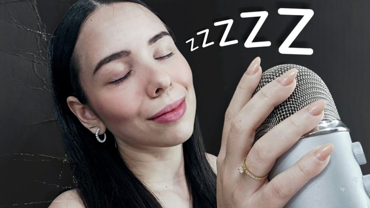 ASMR: PRECISA DORMIR? | UNHA NO MIC, SONS DE BOCA, CHUVA & SUSSURROS 💤