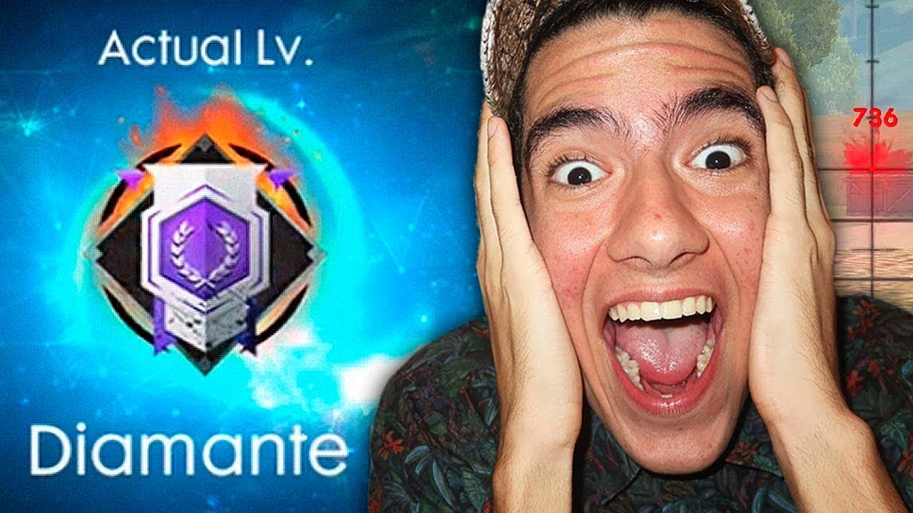 LLEGO A DIAMANTE POR PRIMERA VEZ EN FREE FIRE *clasificatoria en squads* | TheDonato
