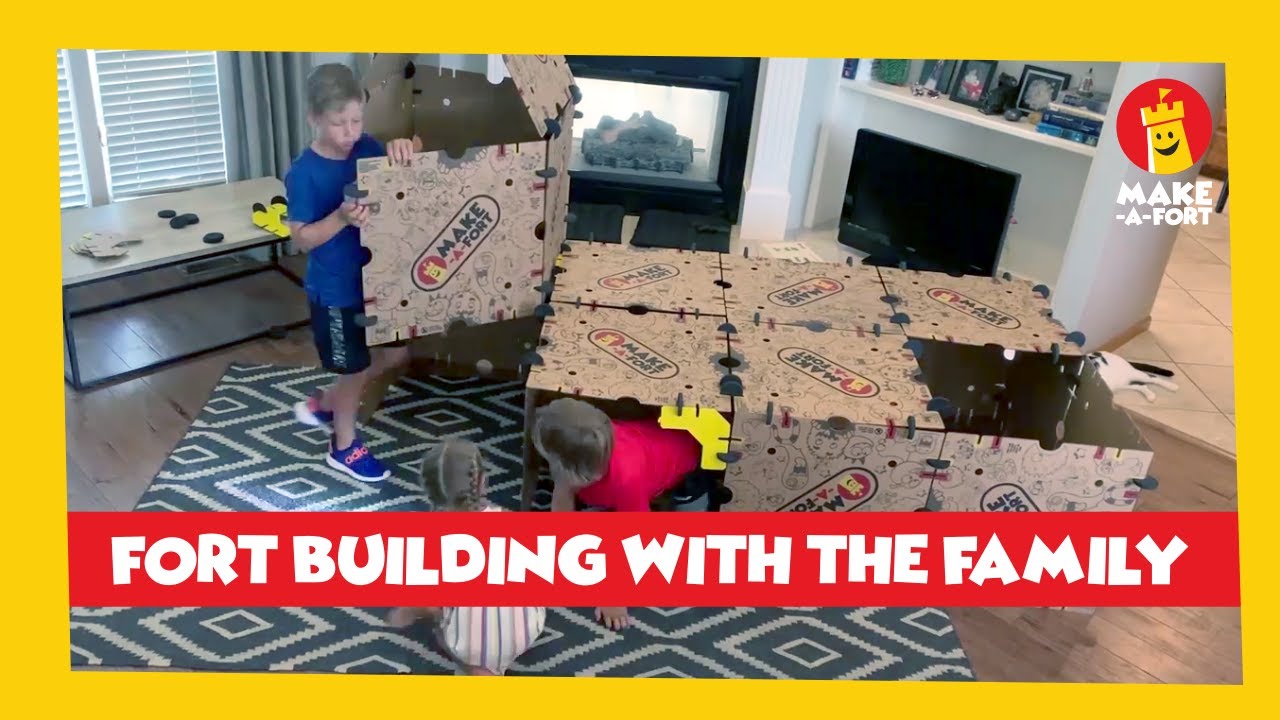Fort Building with the Family and Make-A-Fort