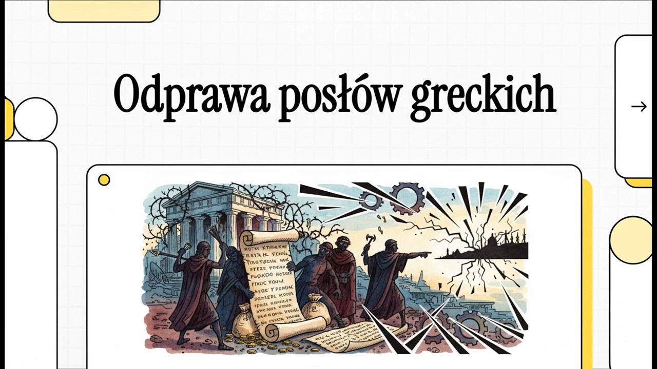 Odprawa posłów greckich - Omówienie (krótko i konkretnie)