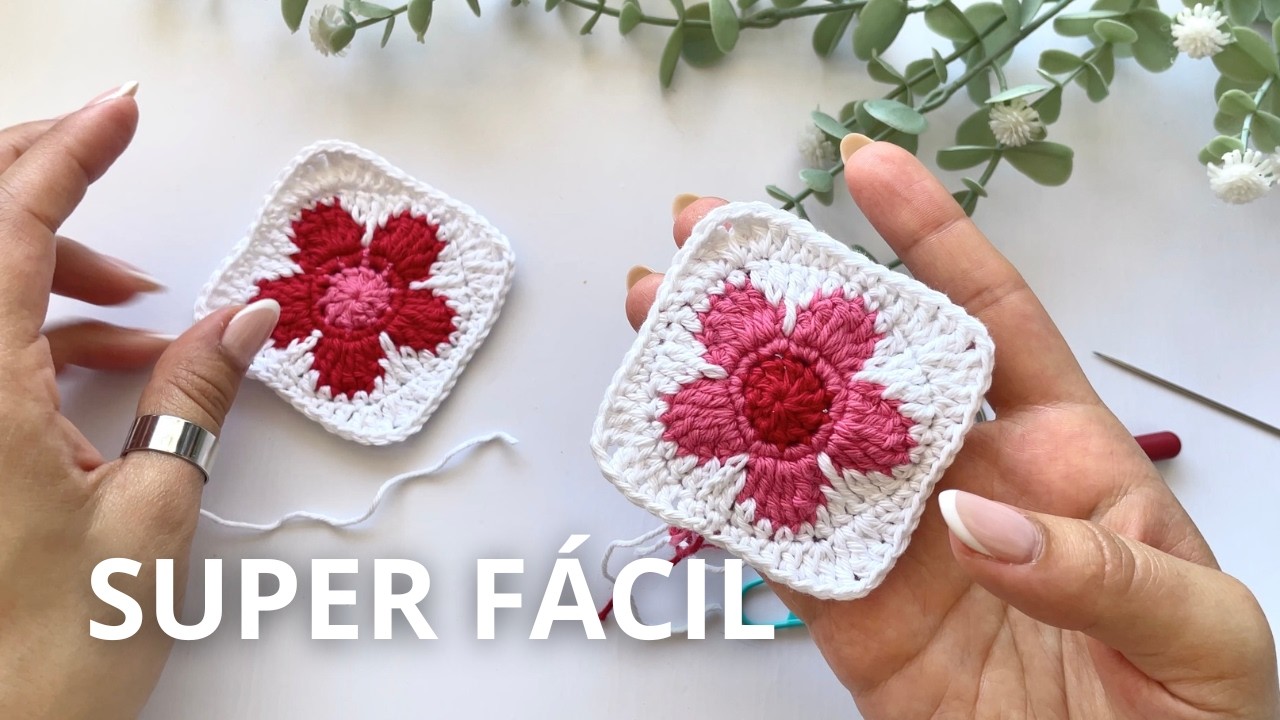 El Secreto del Granny Square de Flor: Tutorial Paso a Paso para Tejerlo Como un Experto
