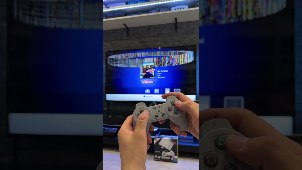 This is how a PlayStation Classic with a 600 games build looks like🎮🎮 #ps1 #asmr #asmrsounds