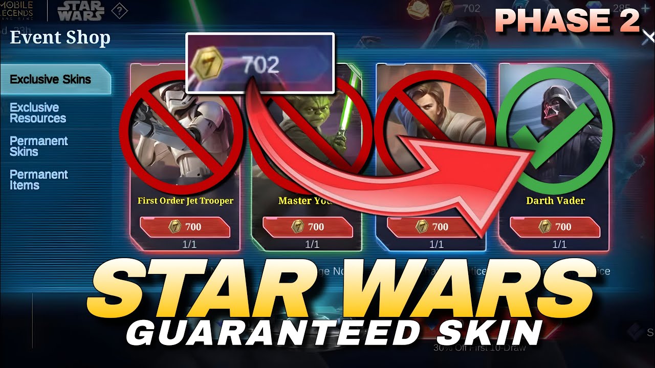 CHEAPEST WAY TO GET ARGUS DARTH VADER STAR WARS SKIN 💎🥳 | #mlbb