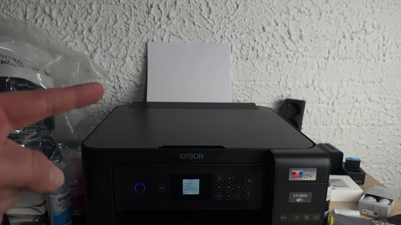 Epson EcoTank Drucker Druckkopf reinigen Anleitung - ET-2850 A4-Multifunktions-Tintentankdrucker