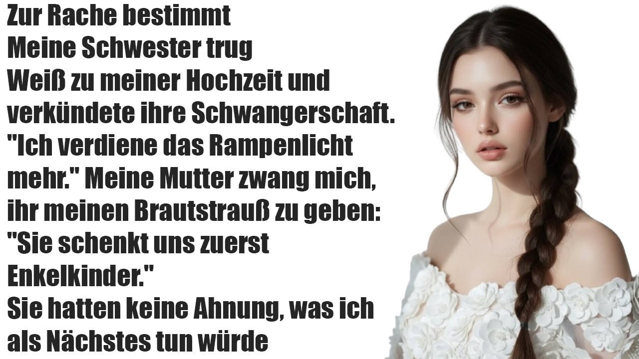 Meine Schwester stahl meine Hochzeit – ich enthüllte ihre Geheimnisse!