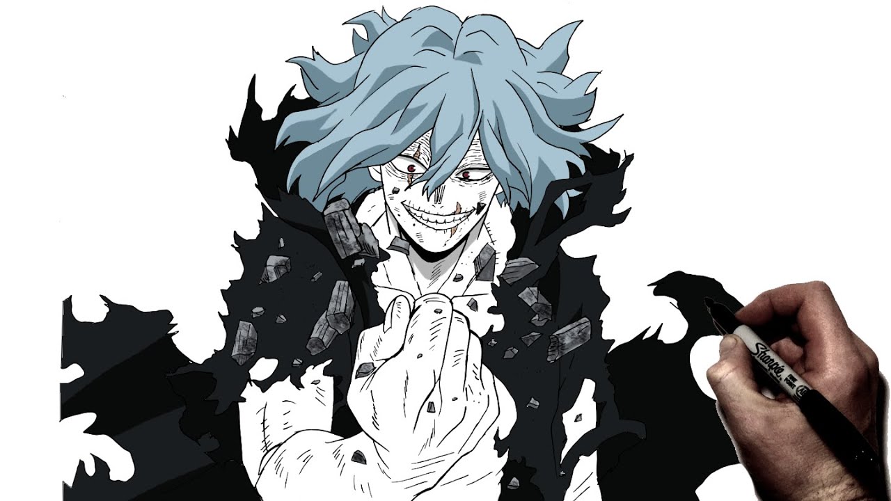 How To Draw Shigaraki Tomura | Step By Step | My Hero Academia