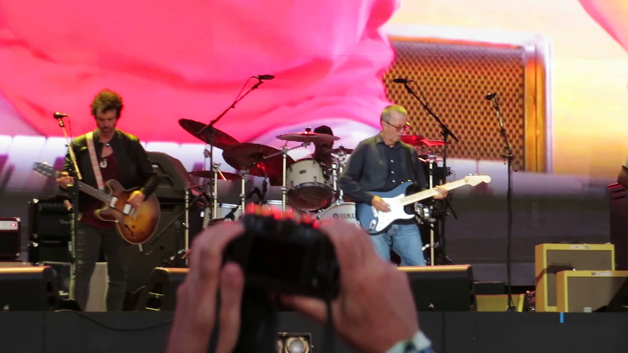 Eric Clapton.  Hyde Park 2018.  The Core with Marcy Levy.