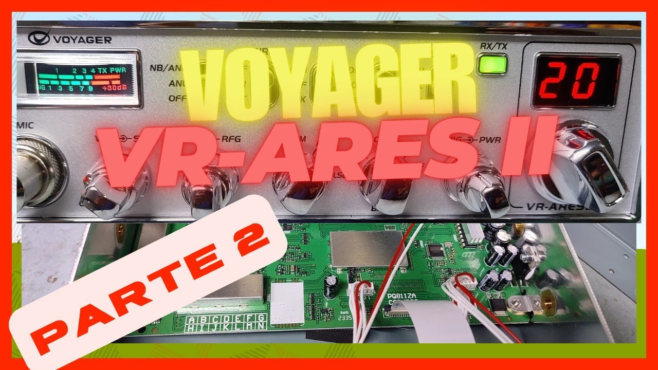 Rádio PX Voyager Ares II como ajustar / regular e acessar o menu Parte II