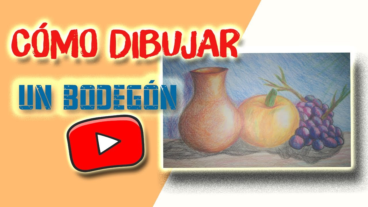 COMO DIBUJAR/pintar UN BODEGÓN con LAPICES DE COLOR :3 (MUY FÁCIL)