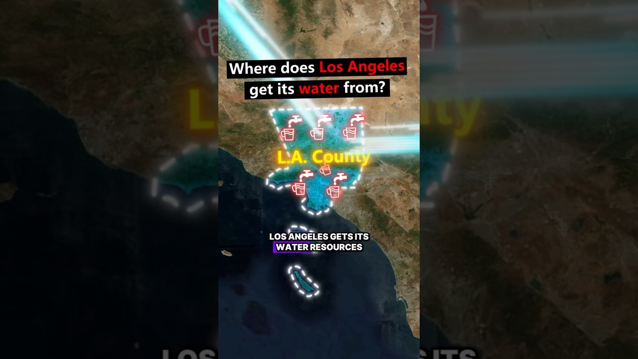 Do you know where the water sources in Los Angeles come from?
