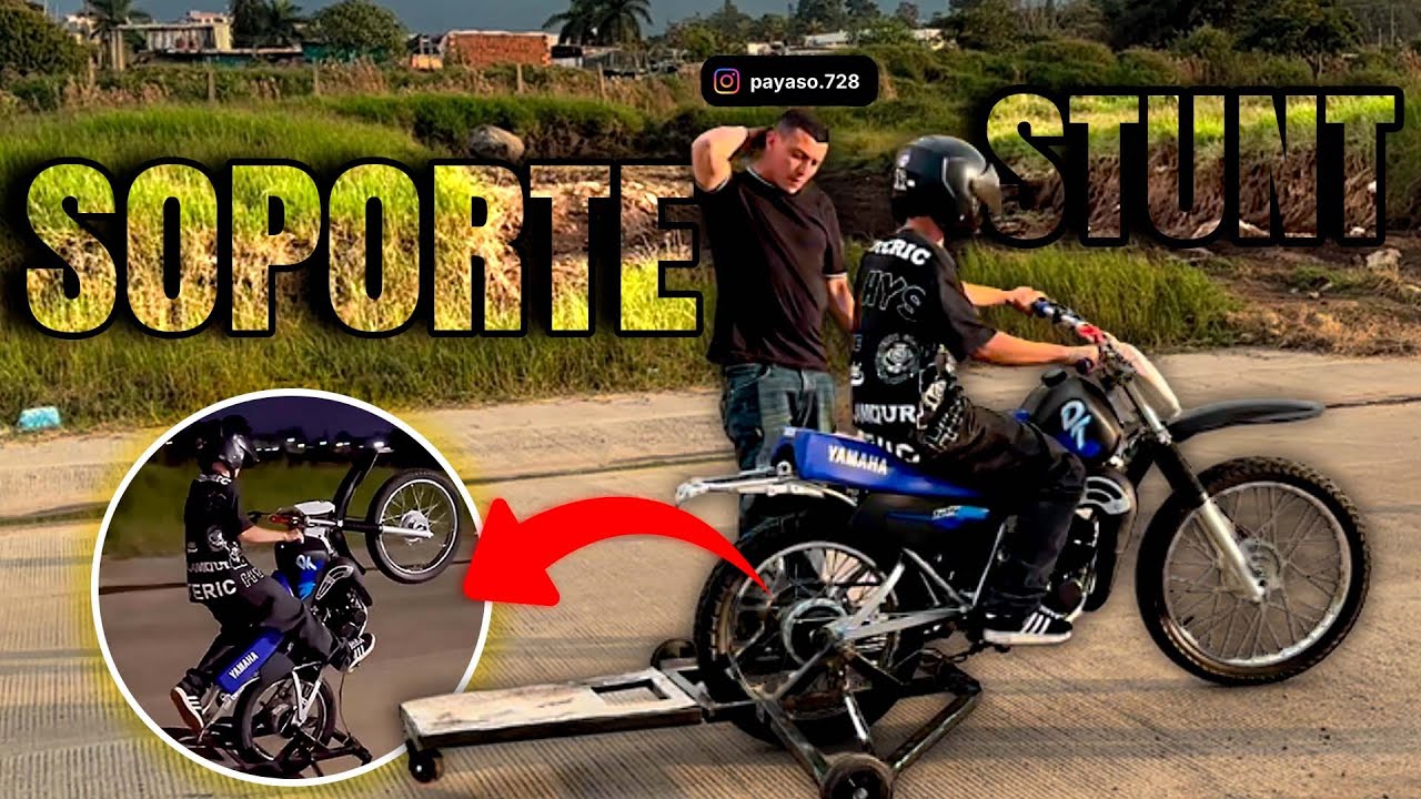 Probé el SOPORTE para aprender a picar moto ¿Realmente funciona o es estorbo?