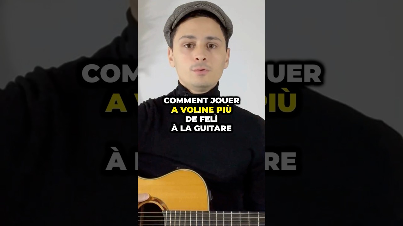 Comment jouer A voline più à la guitare