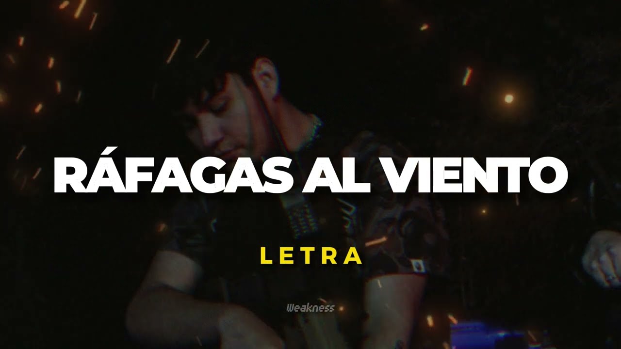 Victor Mendivil - R&aacute;fagas Al Viento [Letra]