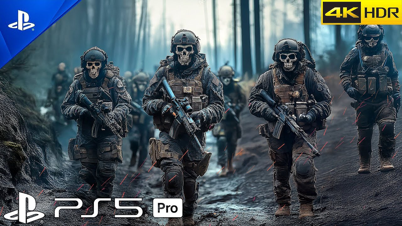 (PS5 PRO) GHOST TEAM | Реалистичный игровой процесс с ULTRA-графикой [4K 60 кадров в секунду HDR]...