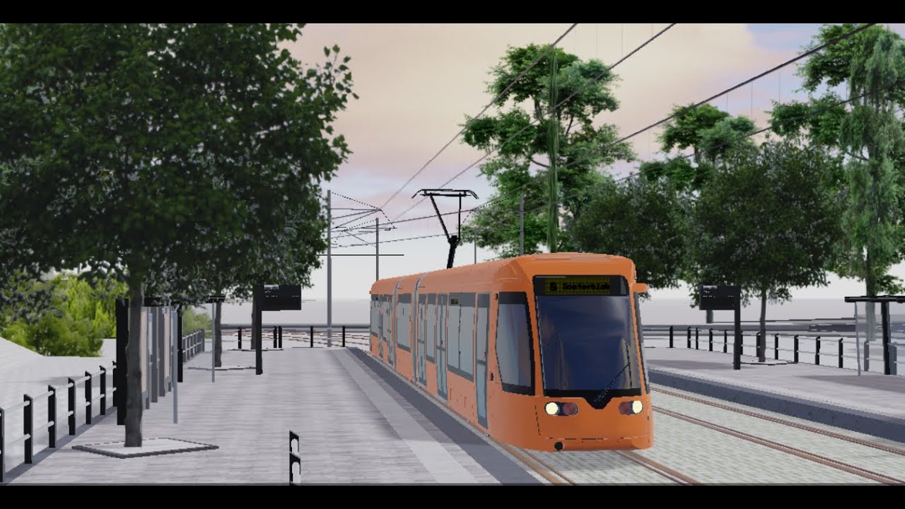 Transport Simulator 2021: Tram Line 8 Carolina Straat to Oosterblok and back I Roblox