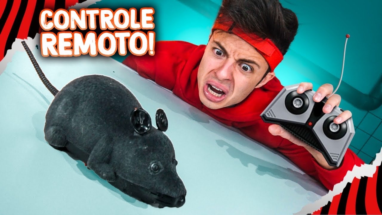 COMPREI UM RATO DE CONTROLE REMOTO!