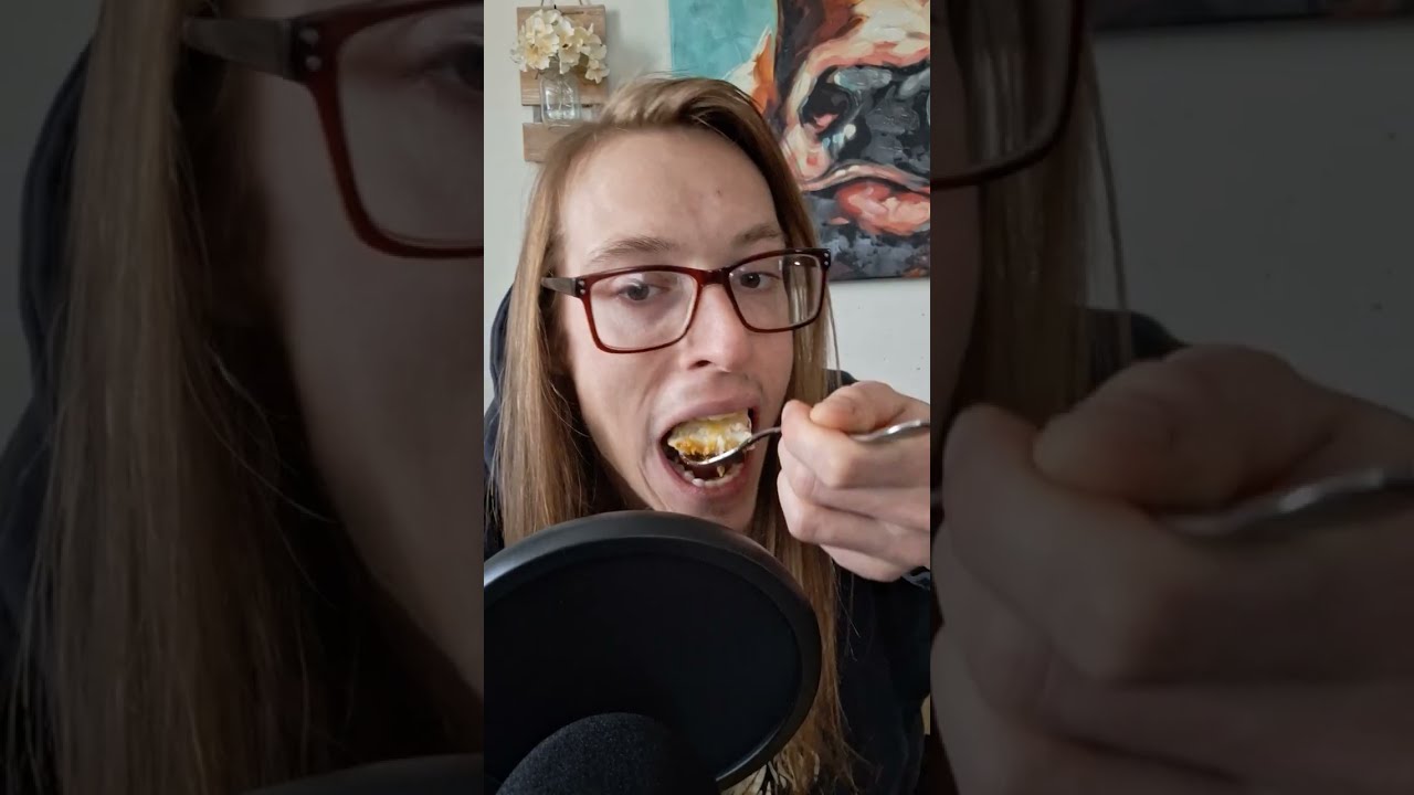 AMSR Eating a Baked Potato and Cocktail Weenies