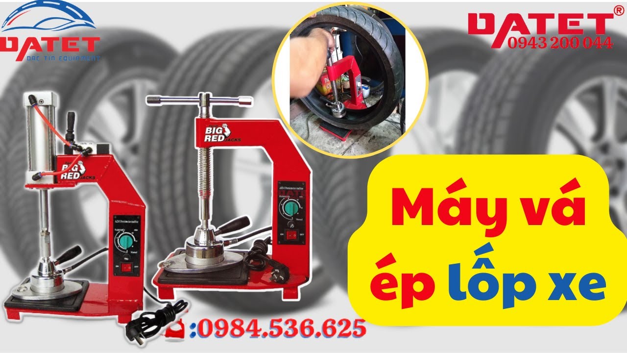 Máy vá ép chín lốp xe ô tô, xe máy Torin TRAD010, TRAD001.