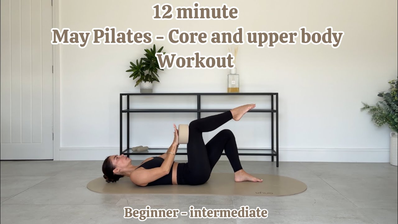 12 MINUTE ⏱️ MAT PILATES CORE & UPPER BODY workout - Strengthen & Tone - beginner - intermediate 